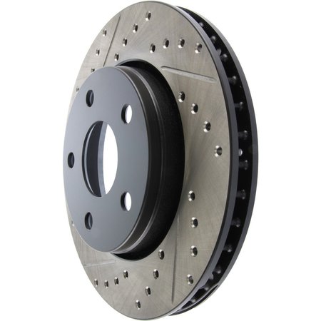 Centric Parts Sport Drilled/Slotted Brake Rotor, 127.67068R 127.67068R
